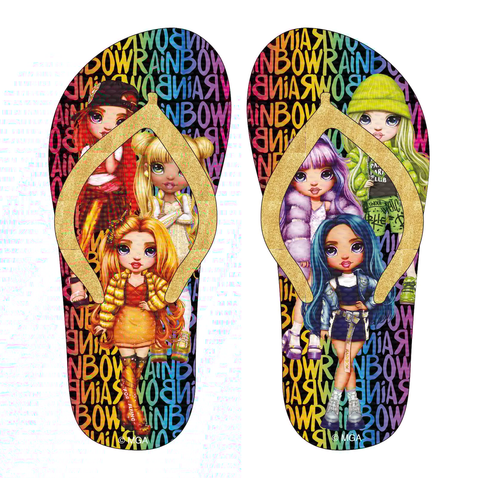 Tongs Rainbow High