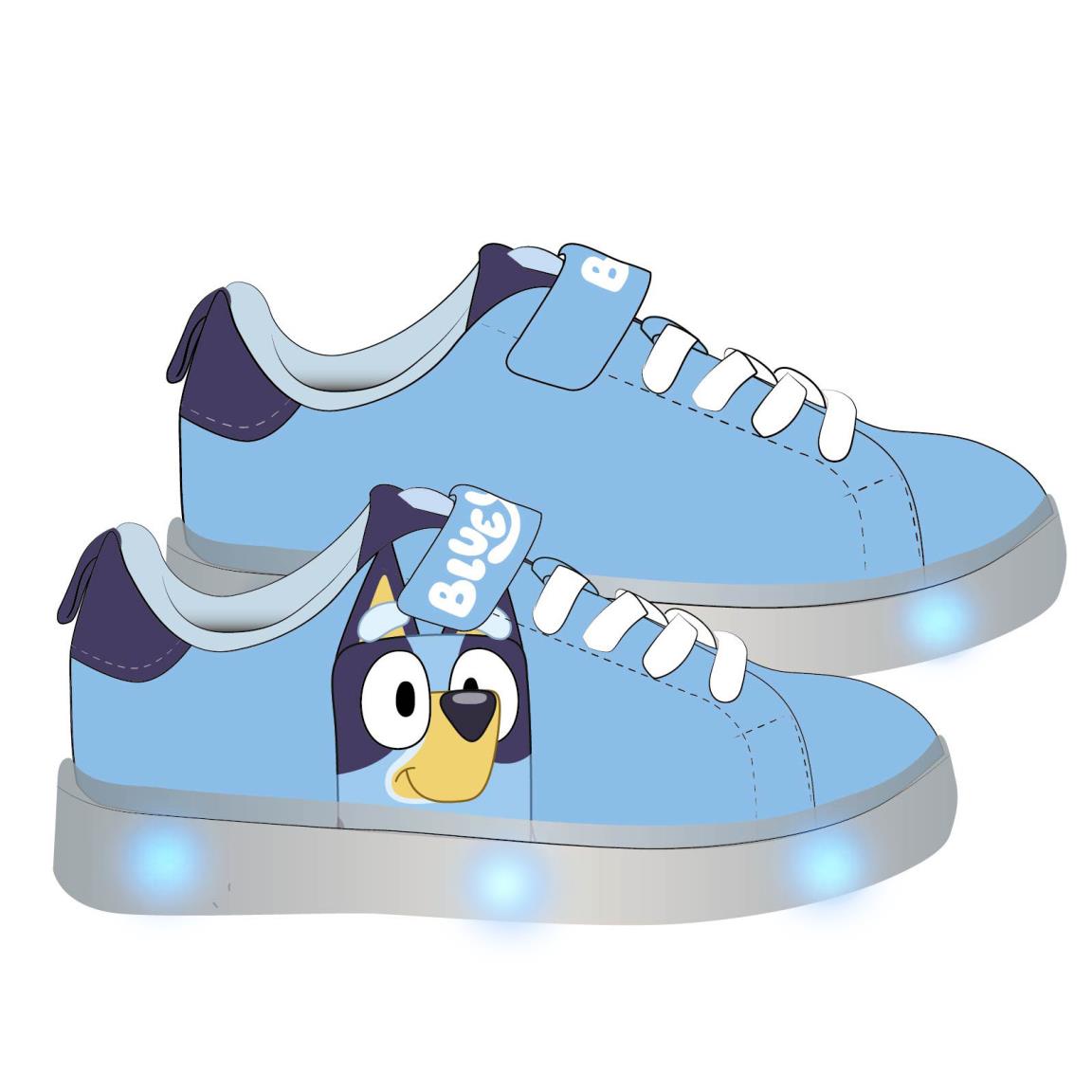 Deportiva Suela Tpr Con Luces Bluey